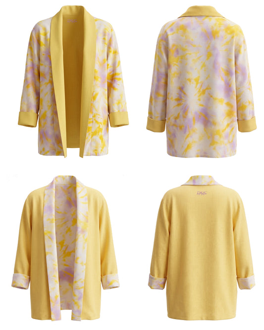 Multi-Way Reversible Kimono — Tie Dye